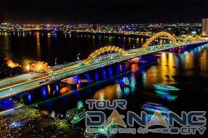 cầu rồng đà nẵng về đêm