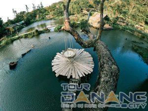 Công viên luân chuyển nhìn trên cao