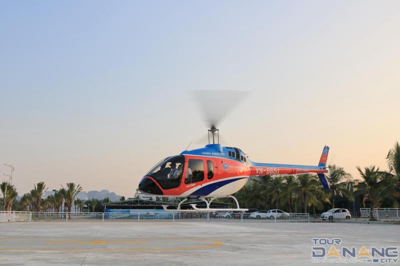 Trải nghiệm dịch vụ bay ngắm toàn cảnh Đà Nẵng bằng trực thăng