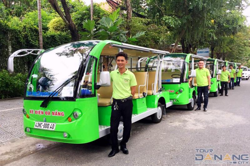 Xe điện du lịch Đà Nẵng an toàn và bảo vệ môi trường