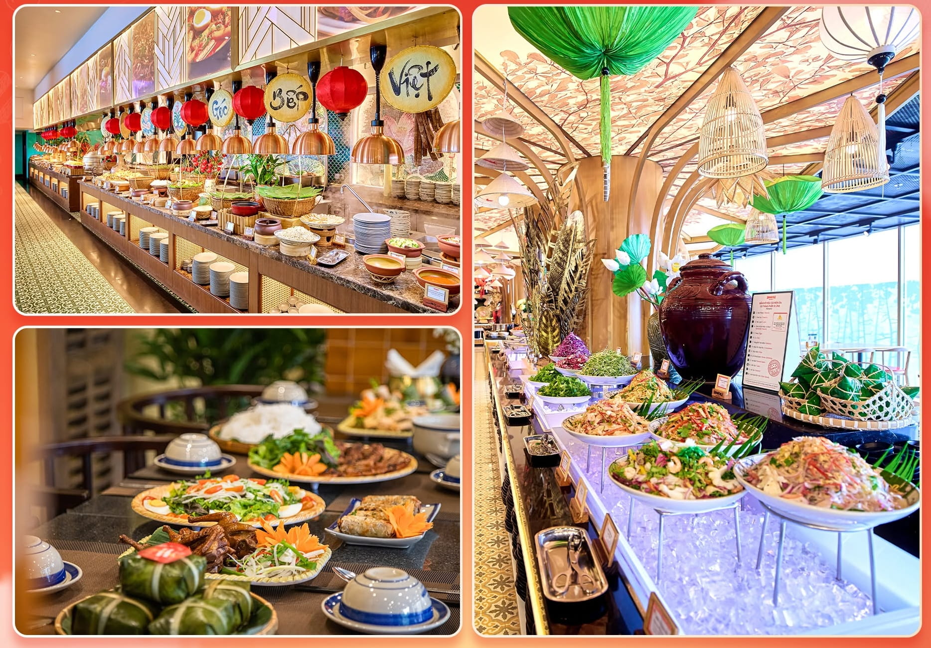 Thưởng thức buffet trưa tại nhà hàng 5 sao Bà Nà Hills