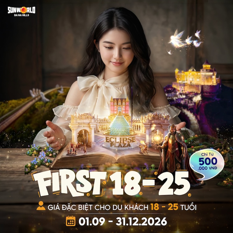 Chương trình ưu đãi áp dụng cho du khách U18 - U25